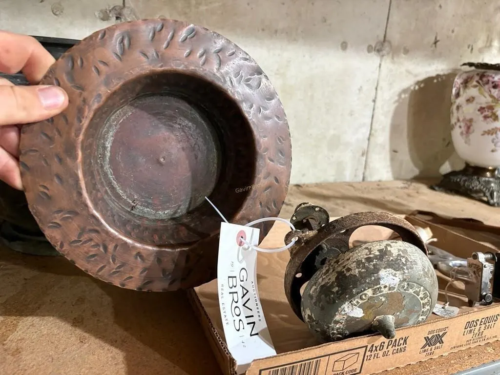 Copper Bowl, Door Bell, Tattoo Marker