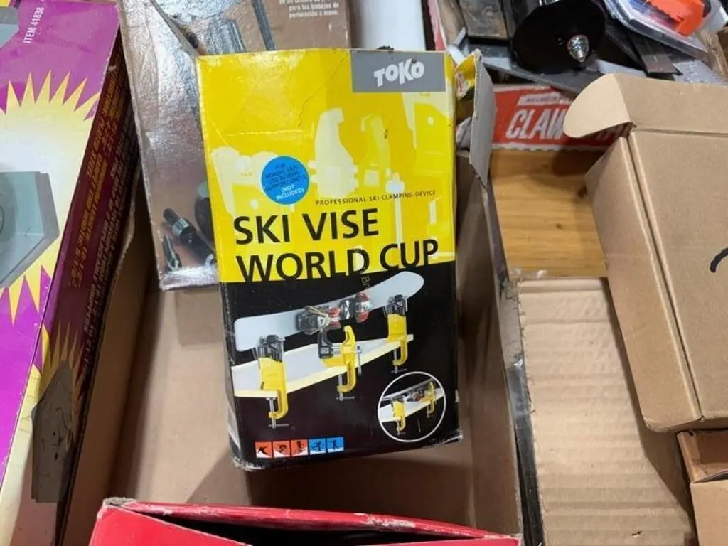 Drill Guide, Ski Vice, Waxing Iron
