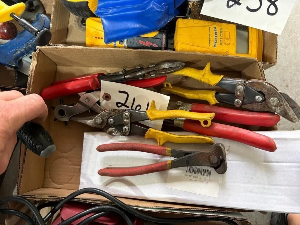 Tin Snips, Leather Tool & more