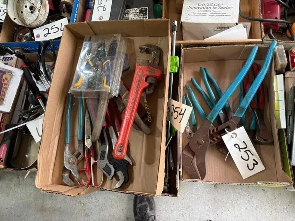 Channel Locks, Pliers, Pipe Wrenches