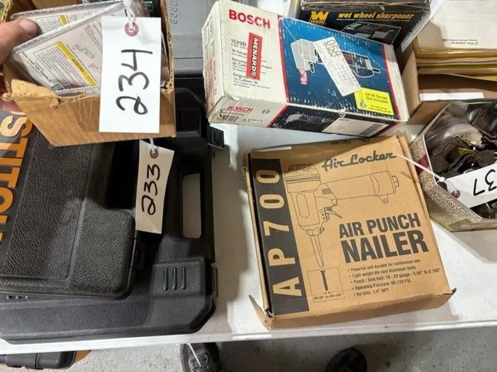 Air Punch Nailer & Bosch Nibbler