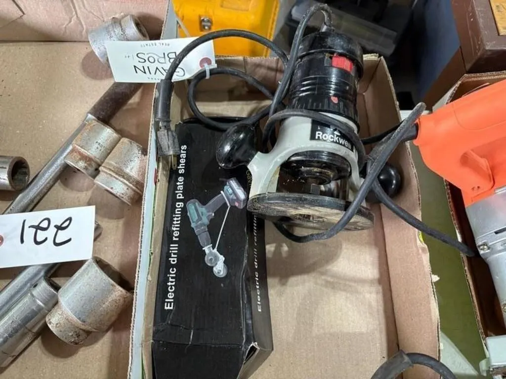 Refitting Plate Shears & Router