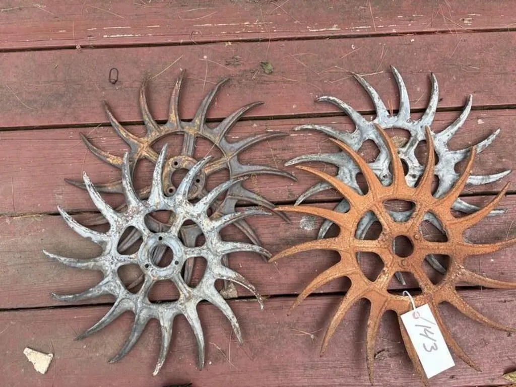 Cast Iron Rotary Hoe Wheels