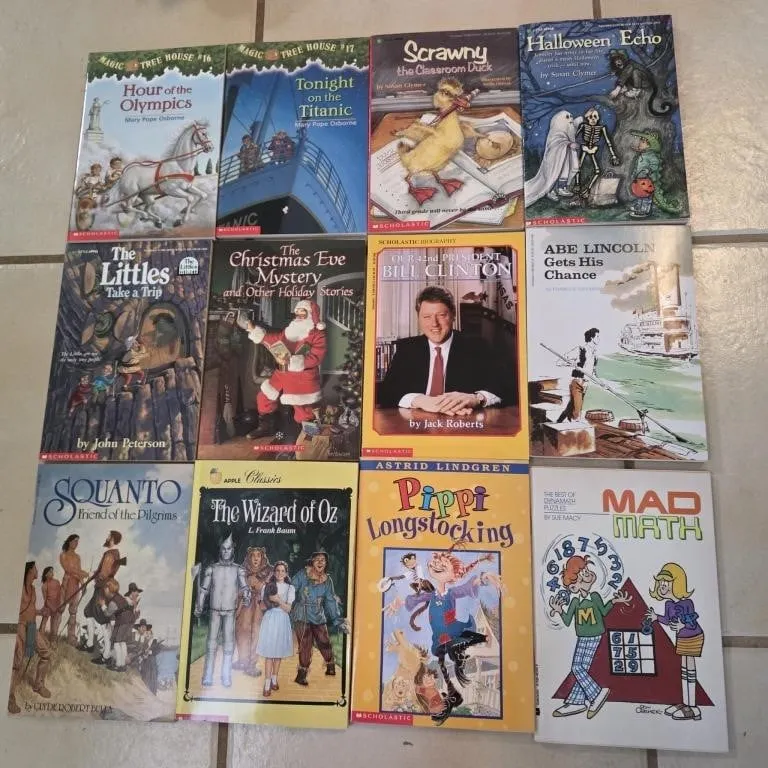 12 Children's Paperback and chapter books,