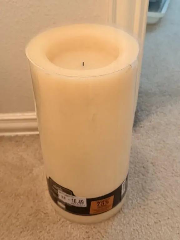 Candle Impressions Flameless Wax Pillar Candle