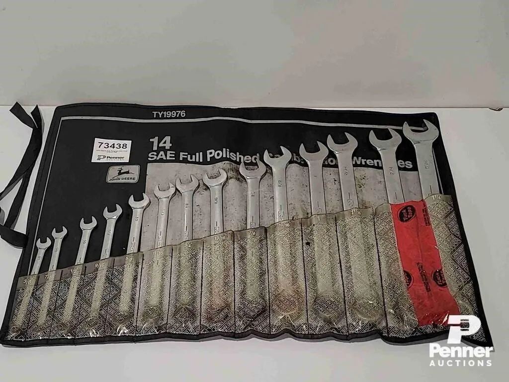 John Deere Full Polished 3/8-1-1/4" Wrench Set
