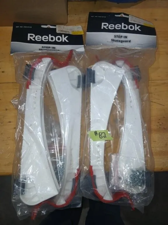 2 sets NEW Reebok Step-in skate guards, size 30-47