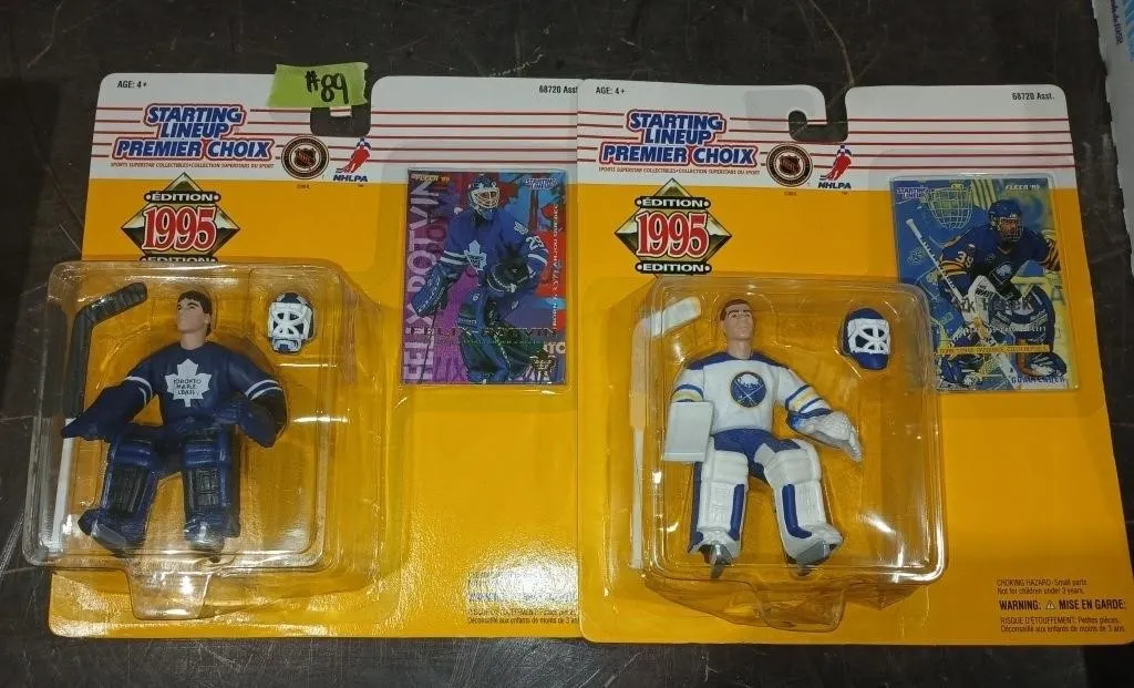 2 Starting Line Up NHL Collectibles, 1995 Felix