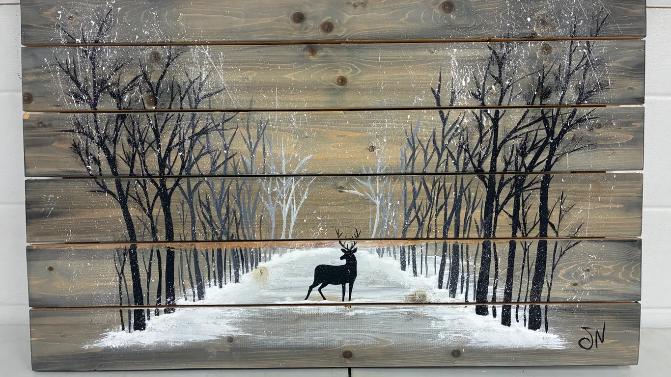 Deer Picture 34" X 22"