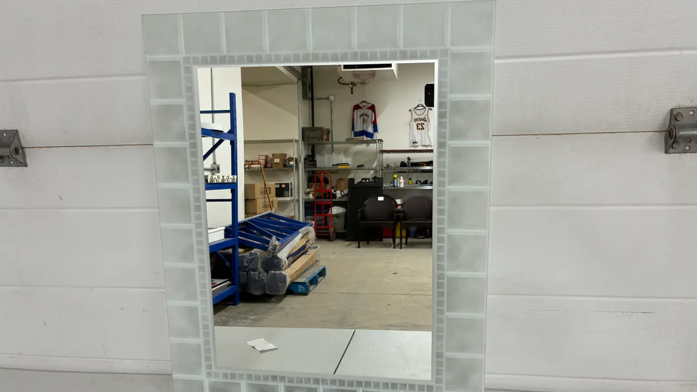 Frost Glass Mirror 23" X 29"