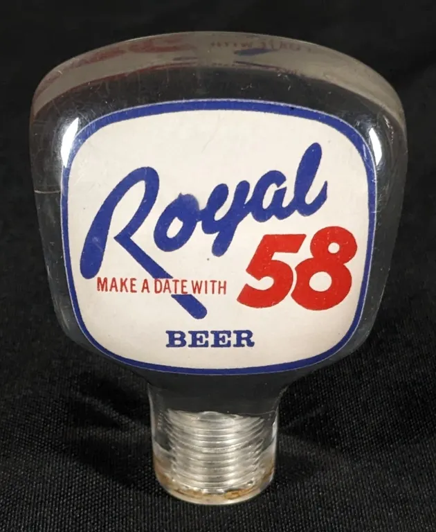 LUCITE BEER TAP KNOB ROYAL 58 DULUTH MINNESOTA