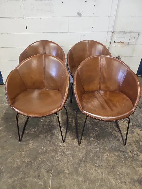 Faux Leather Chairs