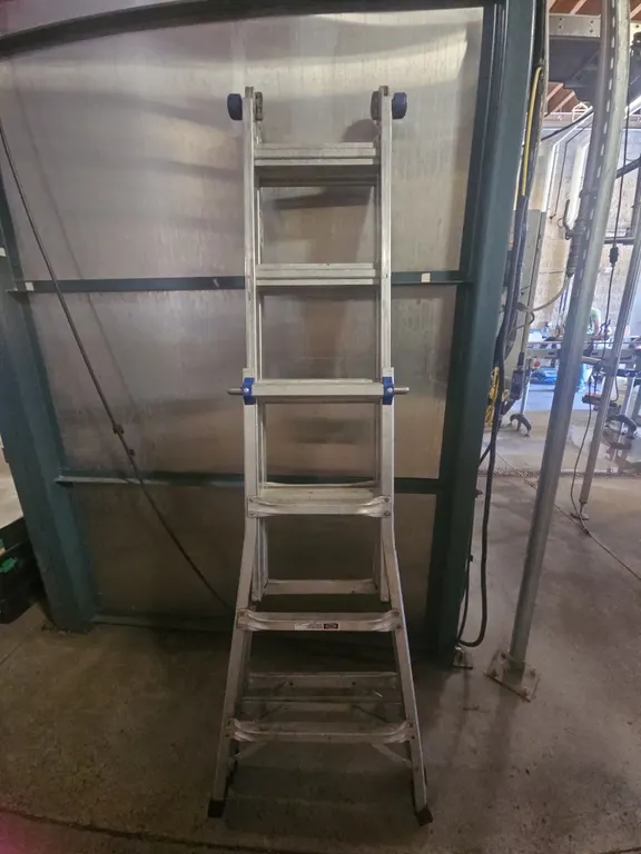 17' Werner Aluminum Folding Ladder