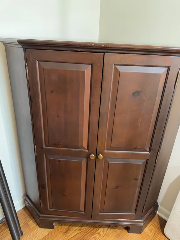 Vintage Corner TV Cabinet