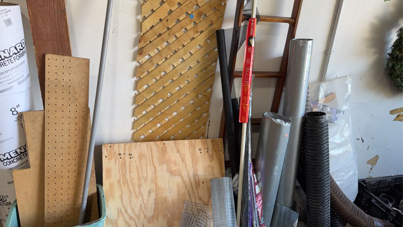 Garage Wall Cleanout