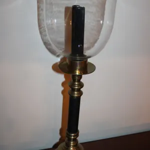Brass Hurricane Lamp