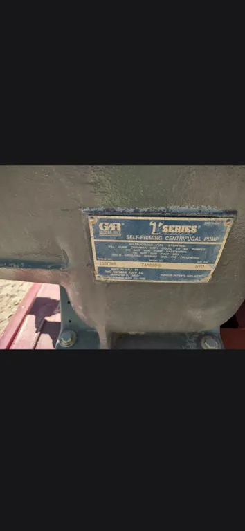 2011 GORMAN RUPP T-4 SELF PRIMING CENTRIFUGAL TRAILER MOUNTED PUMP