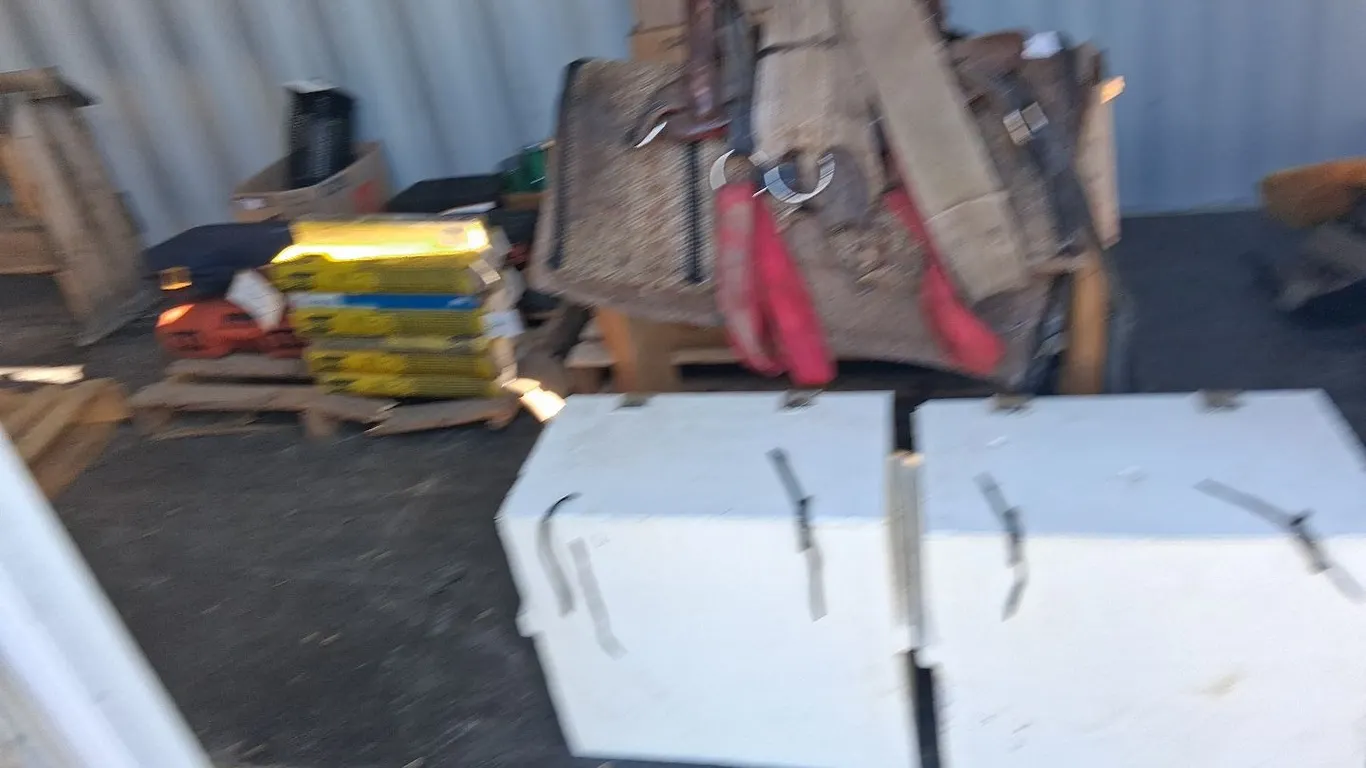 Pack Saddle, Boxes, Blankets (NC)