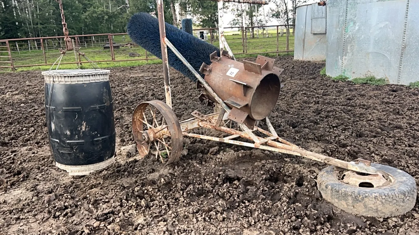HOMEBUILT TRAIL TYPE SCRATCHER/MINERAL FEEDER