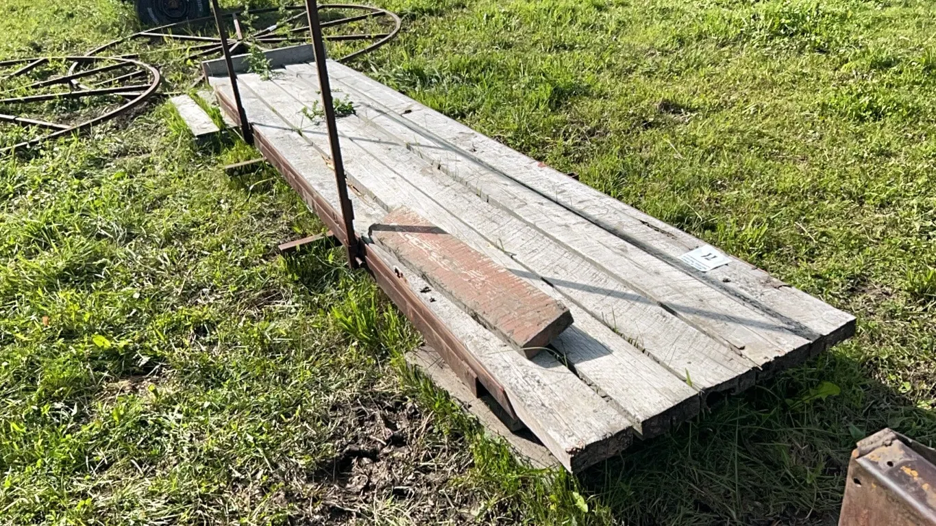 HOMEMADE 14' WORK PLATFORM