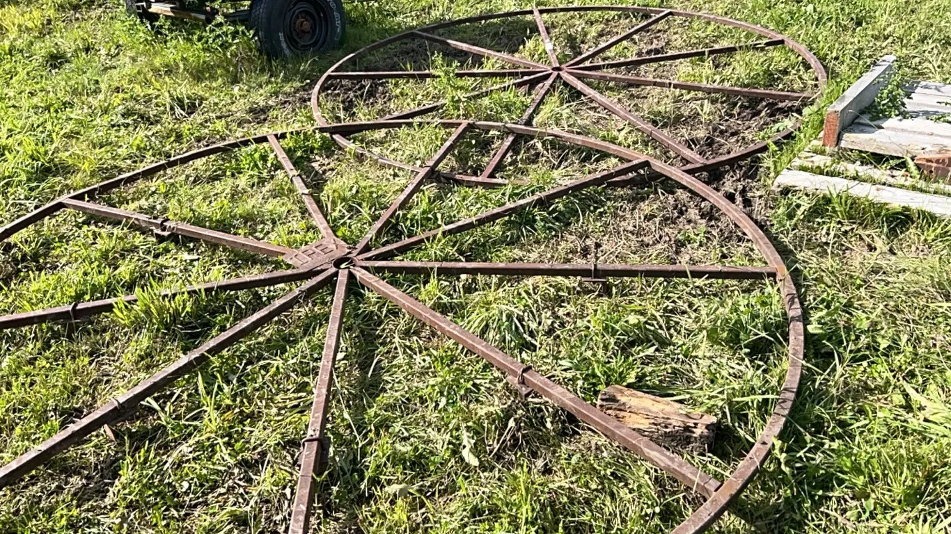 2 - 108" REEL WHEELS