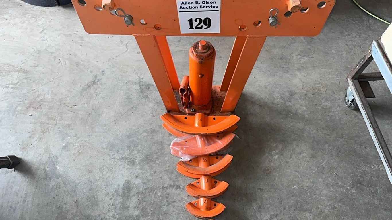12 TON PIPE BENDER w/ 6 DIES