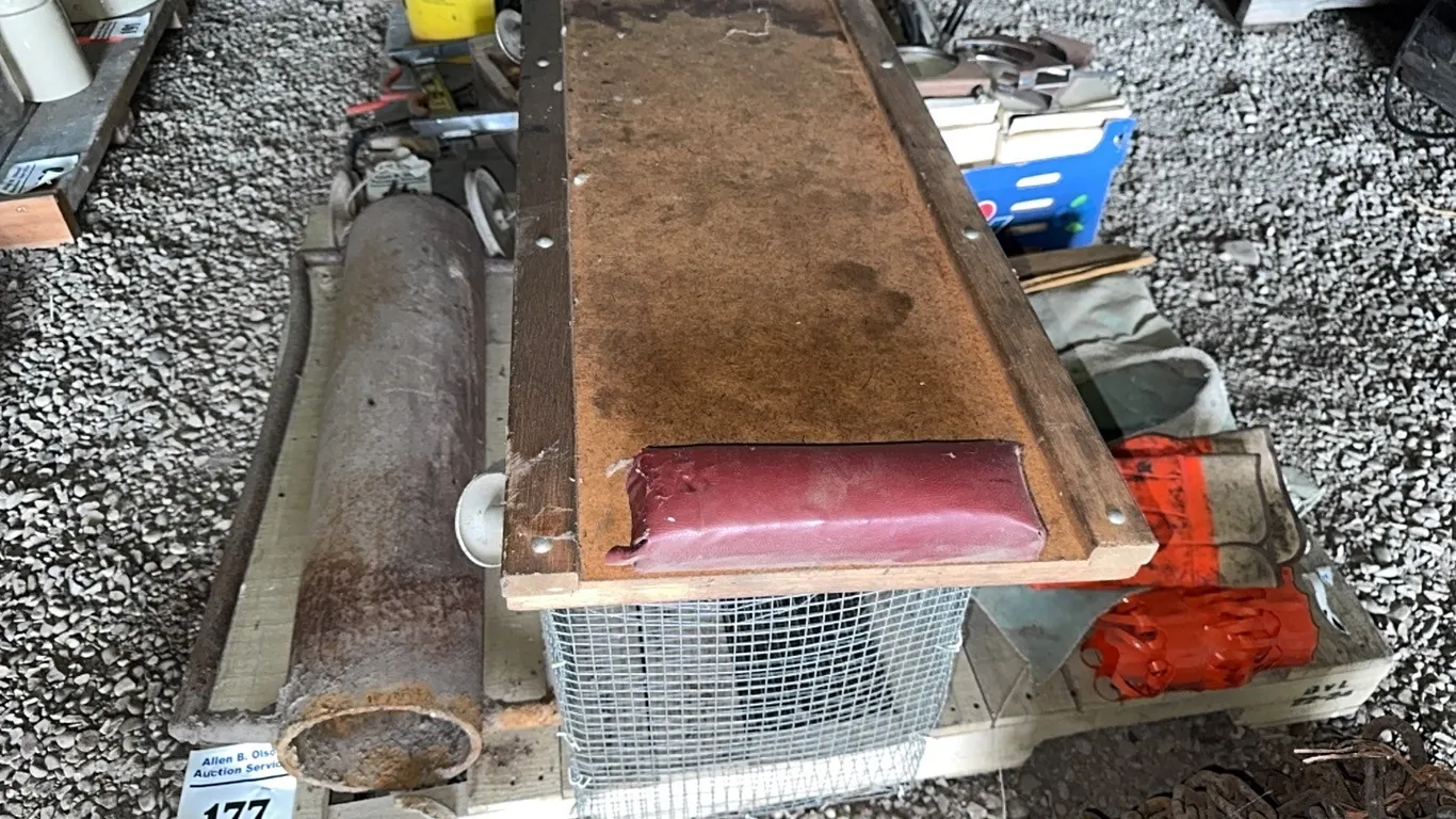MANUAL POST POUNDER, CREEPER, ANIMAL CAGE, LG MUFFLER CLAMPS & MORE