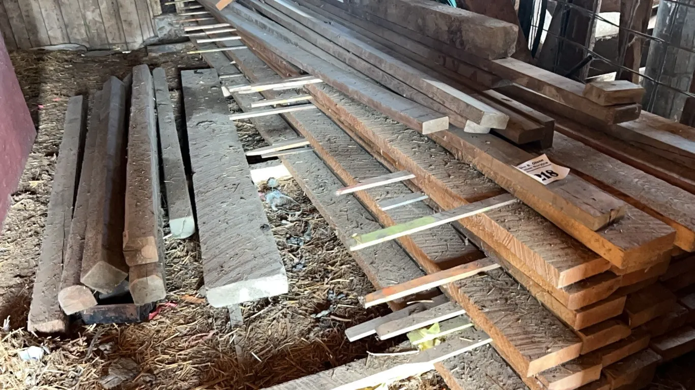 PILE OF ASSORT LUMBER