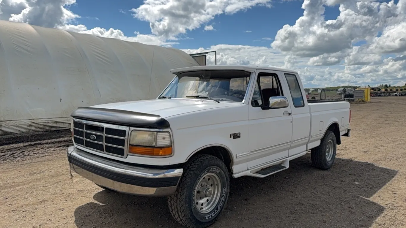 1995 FORD F150 4WD PICKUP TRUCK - VIN: 1FTEX14H2SKC29214 - REGISTRATION IN OFFICE