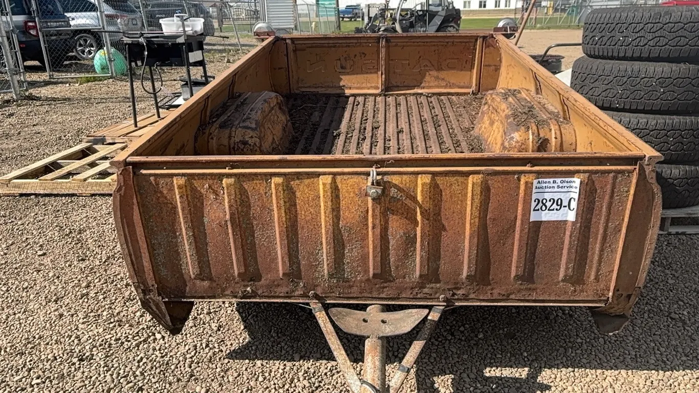 SHOP BUILT VANGUARD TRUCK BOX TRAILER - NO VIN