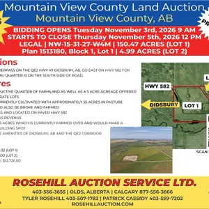 Mountain View County Land Auction