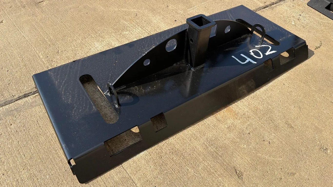 Heavy Duty Skidloader Receiver Hitch Back Plate