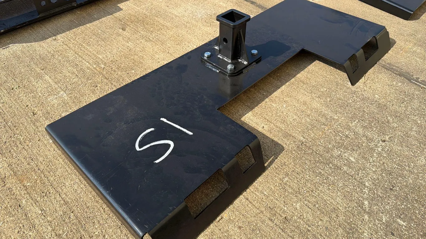 Heavy Duty Skidloader Receiver Hitch Back Plate