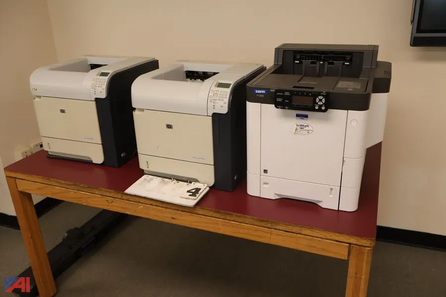 (2) HP and (1) Ricoh Printers