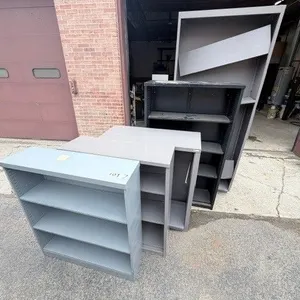 (8) Steel Bookcases/Shelving Units