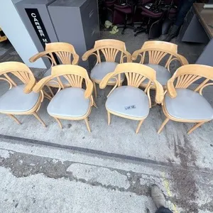 (7) Wooden Chairs