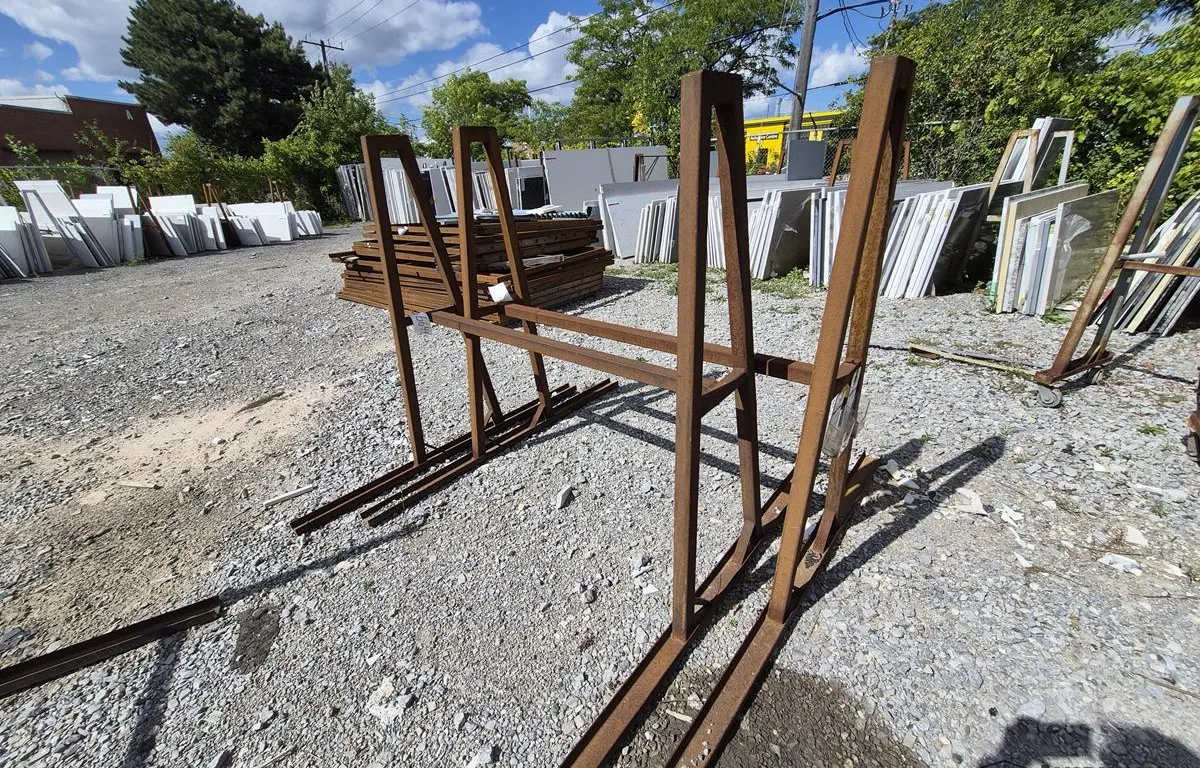 (2) Steel A-Frame Slab Storage Racks
UNRESERVED