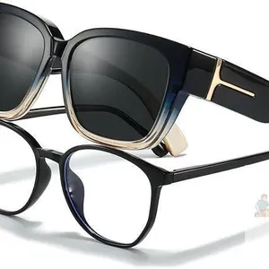 NEW IGnaef Oversized Fit Over Sunglasses for Women Men, Trendy Polarized UV400 Protection Shade for Driving Fishing CIF7511M