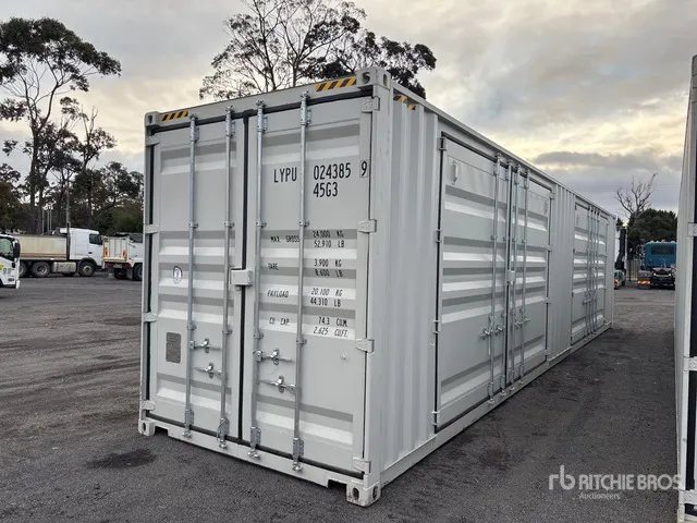 2026 40 ft High Cube Multi-Door Storage Container