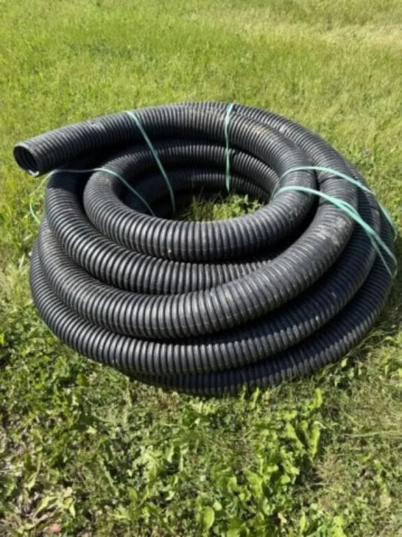 Roll of 4" x 100' Corrigated Sewer Hose