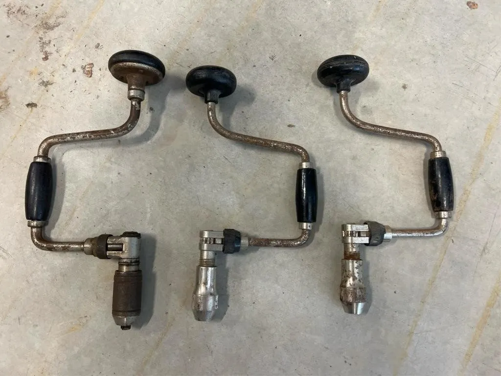 3 manual hand drills