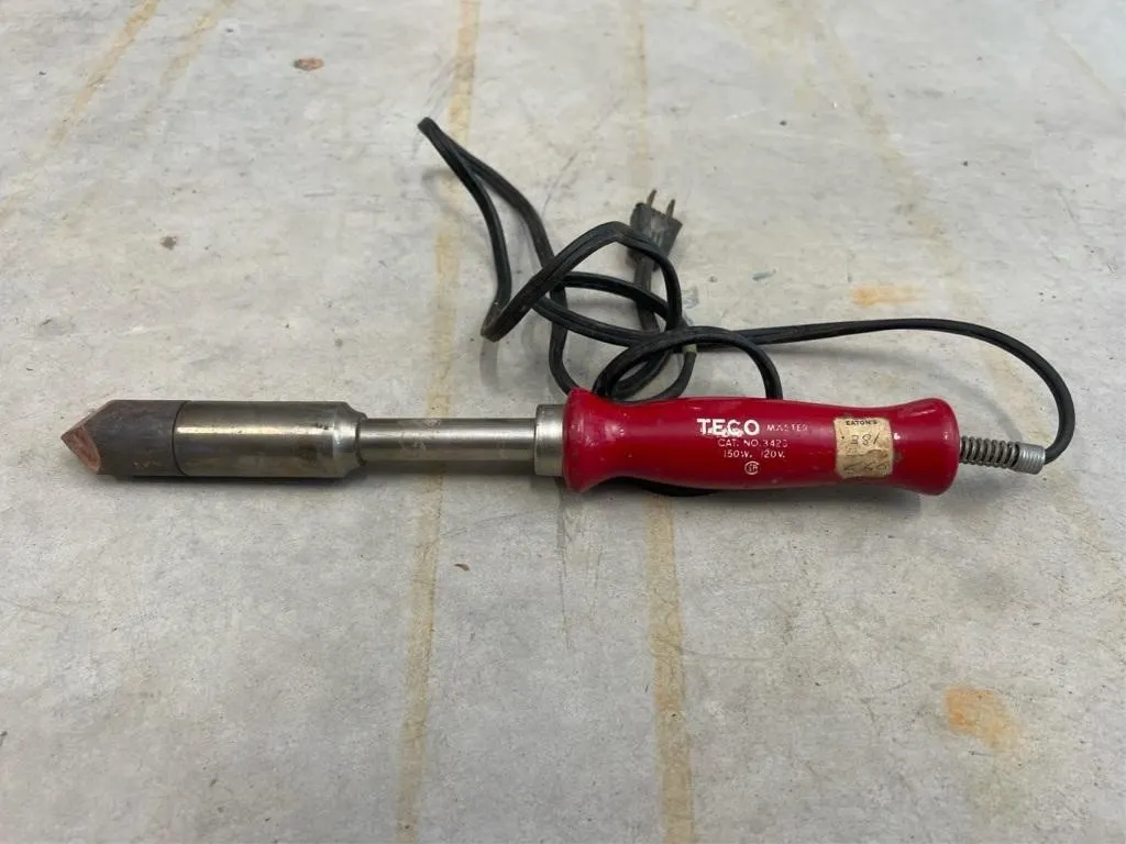 Vintage Teco master heavy duty soldering iron