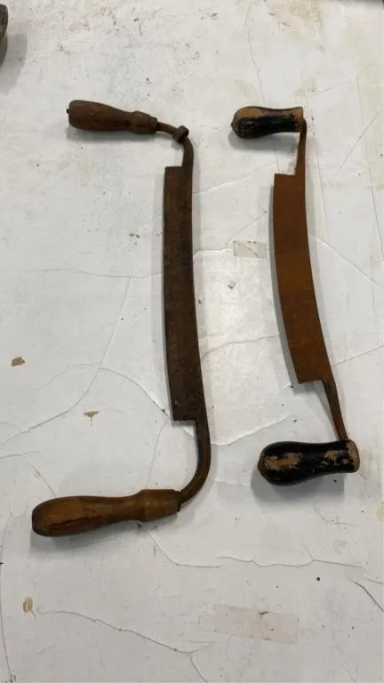 2 antique draw knives
