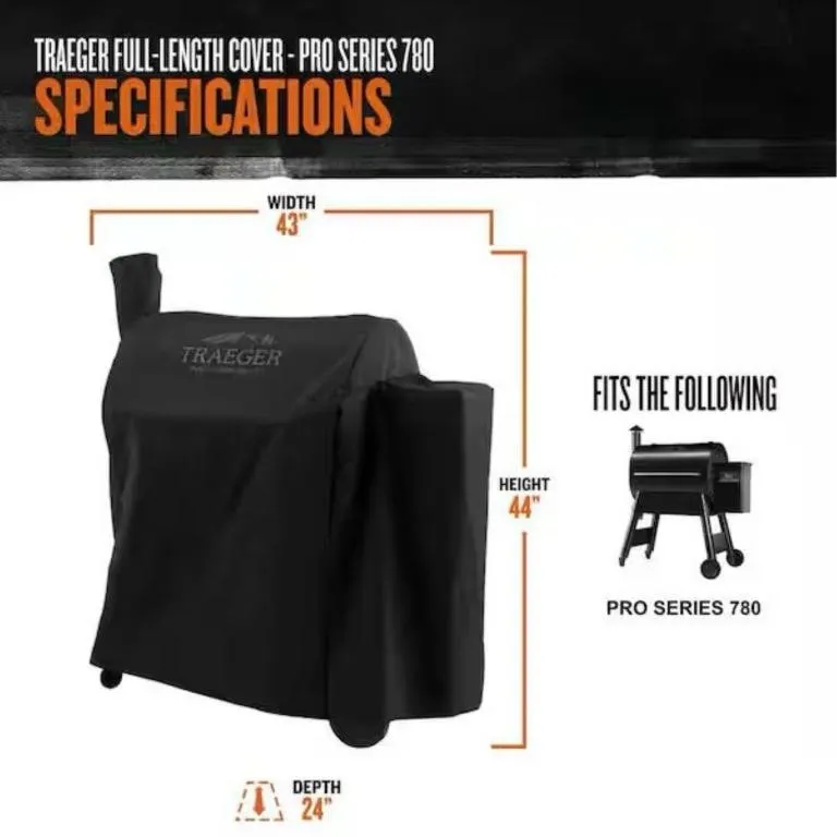 Traeger BAC504 grill cover pro 780 - used