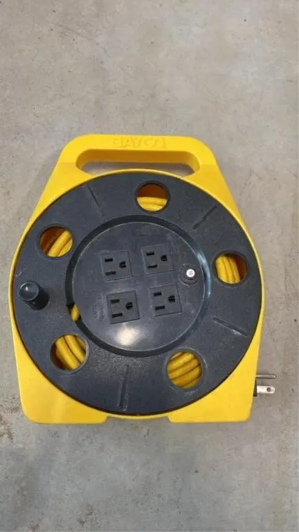 Bayco cord caddy with extension cord