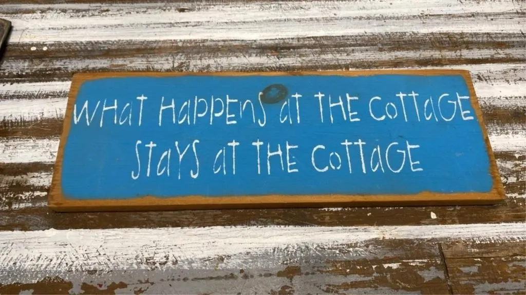 Cottage sign - 16x5.5in