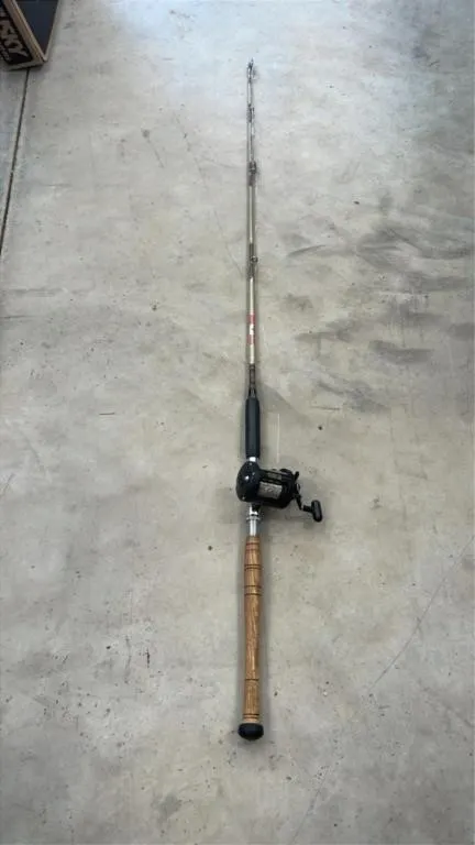 Shimano baitcaster reel and 62in playmaker rod