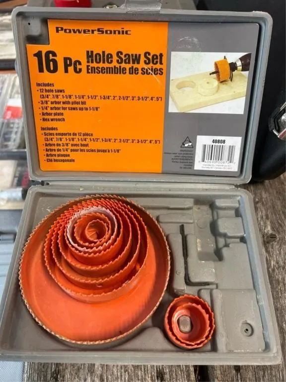 Hole saw bits - 10pcs