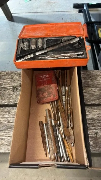 Assorted drill bits