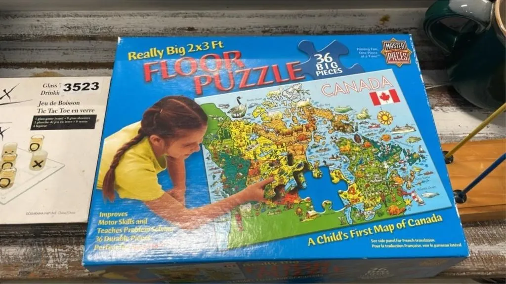 Children�s 2x3ft map of puzzle